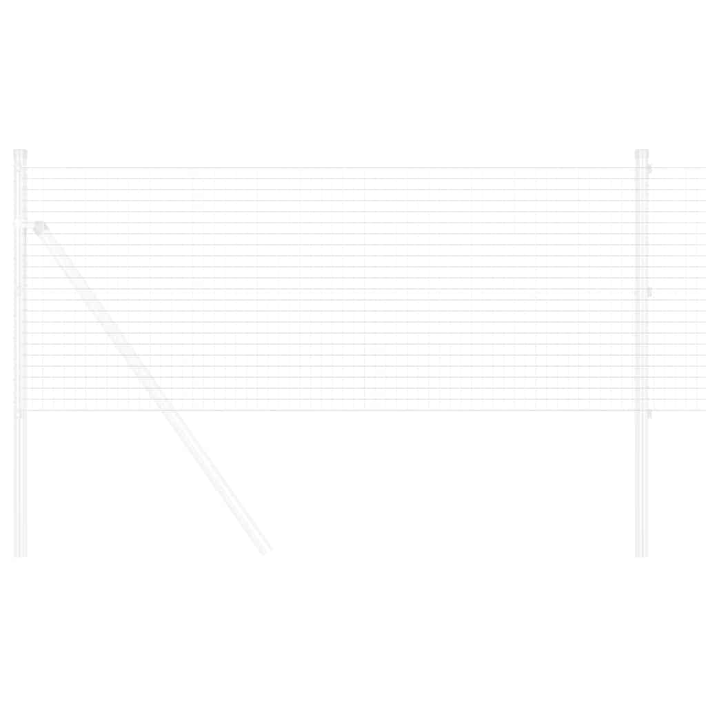 Vidaxl gelast gaashek 1000 x 40 cm zilver