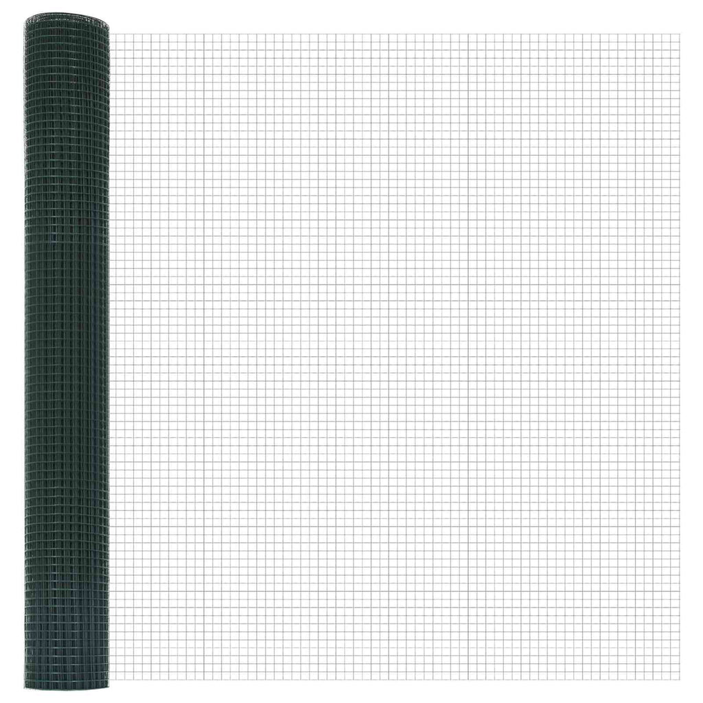 Vidaxl gelaste draadhek groen 1.2 x 10 m
