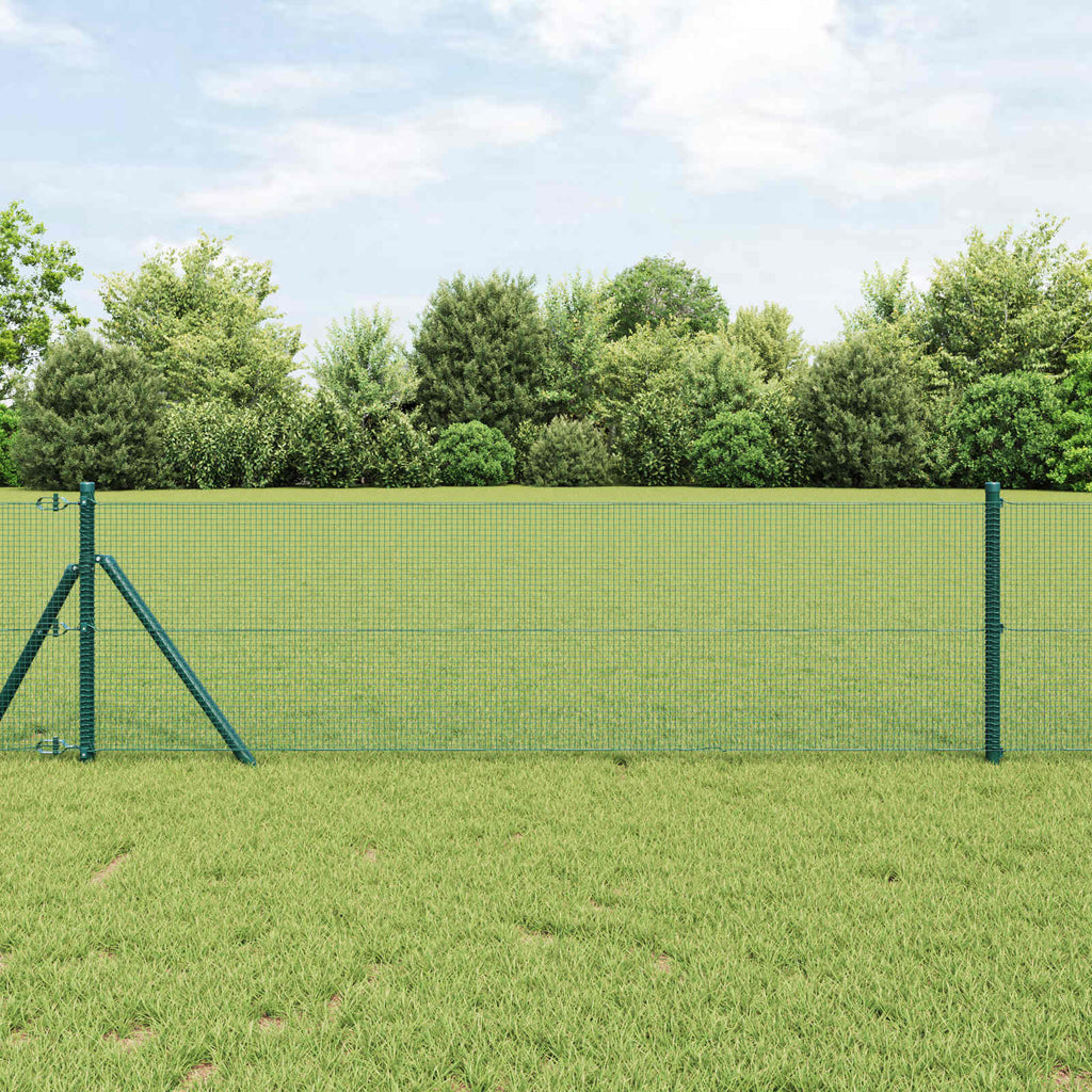 Vidaxl gelaste draadhek groen 0.4 x 25 m