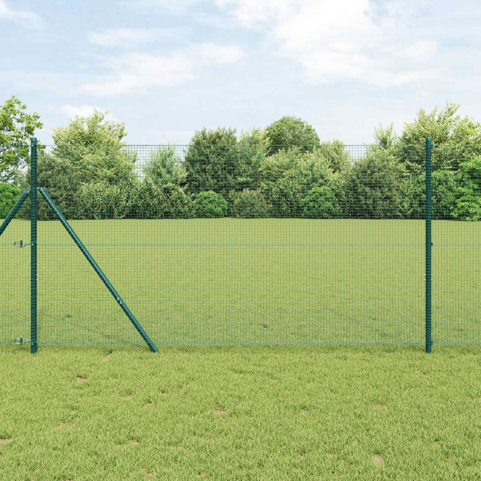 Vidaxl gelaste draadhek groen 1.2 x 25 m
