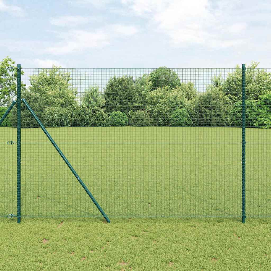 Vidaxl gelaste draadhek groen 1.6 x 25 m