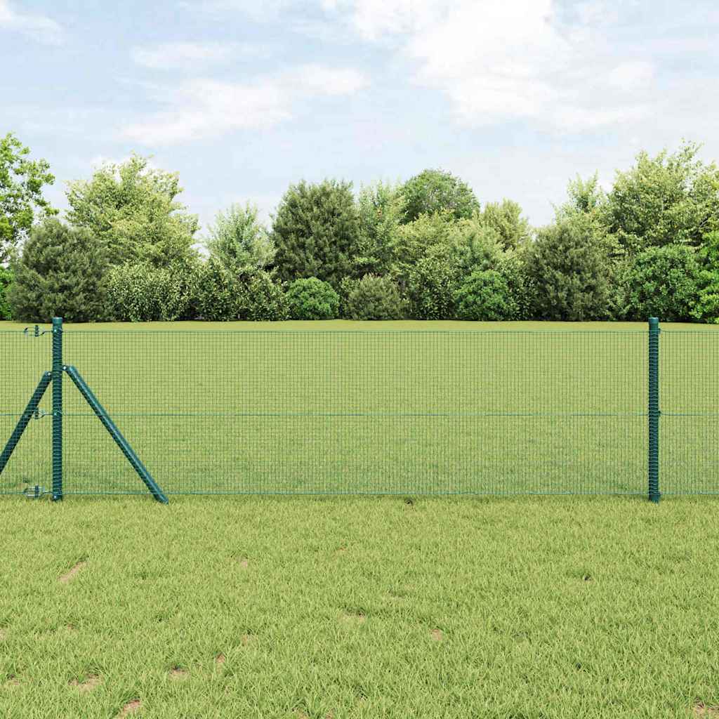Vidaxl gelaste draadhek groen 0.6 x 100 m