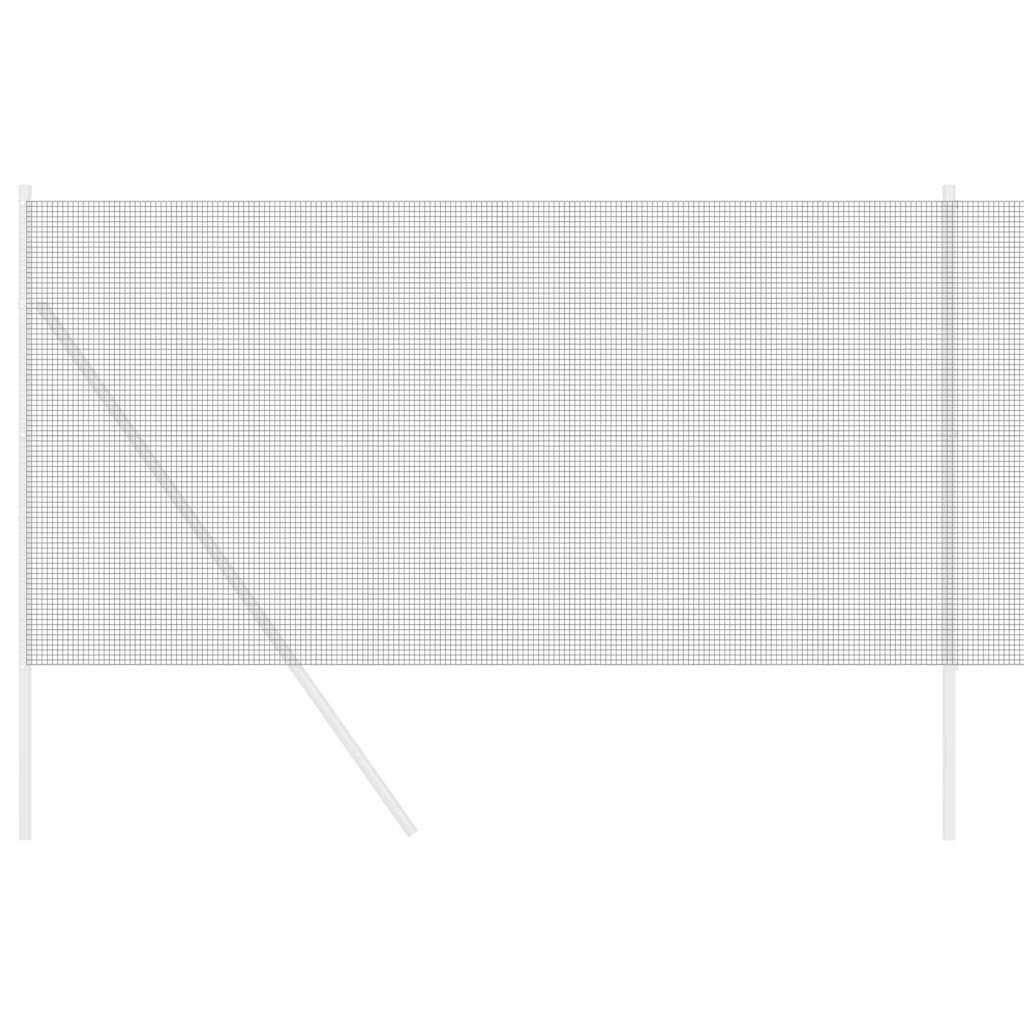 Vidaxl gelaste draadhek grijs 1.2 x 50 m
