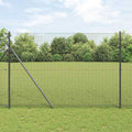 Vidaxl gelaste draadhek grijs 1.5 x 50 m