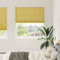 Vidaxl rolgordijn geel 140 x 220 cm bamboe