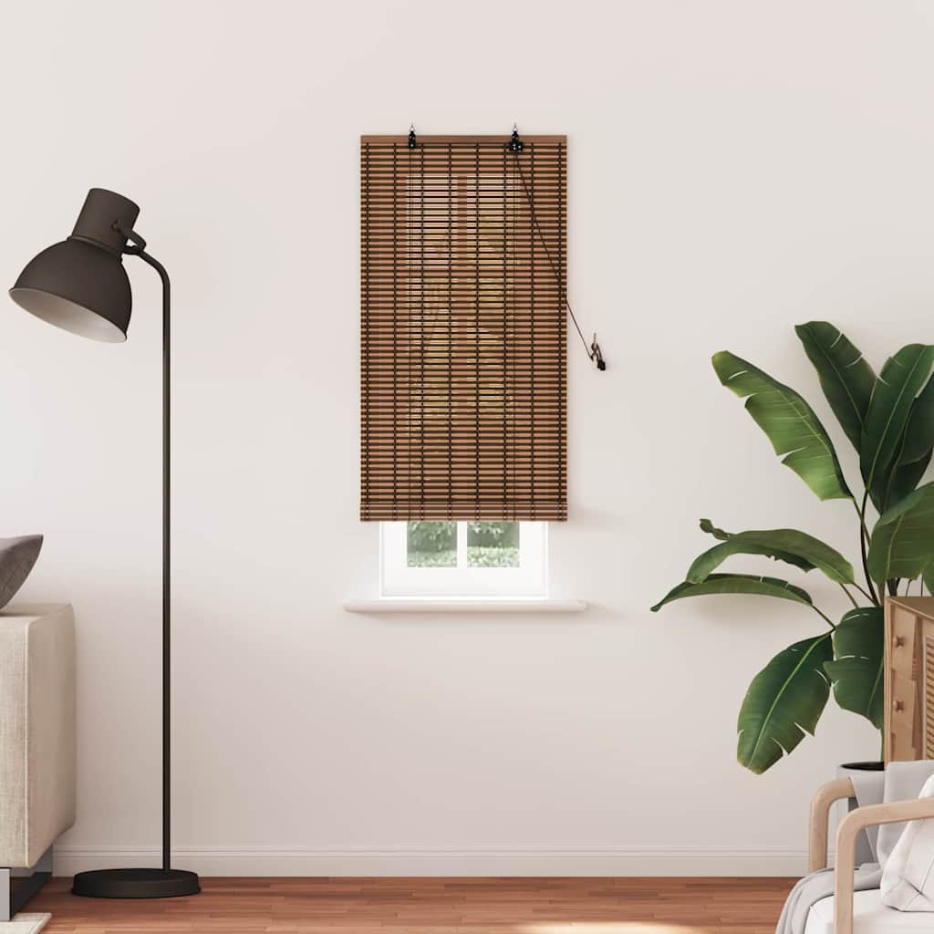 Vidaxl rolgordijn bruin 60 x 220 cm bamboe