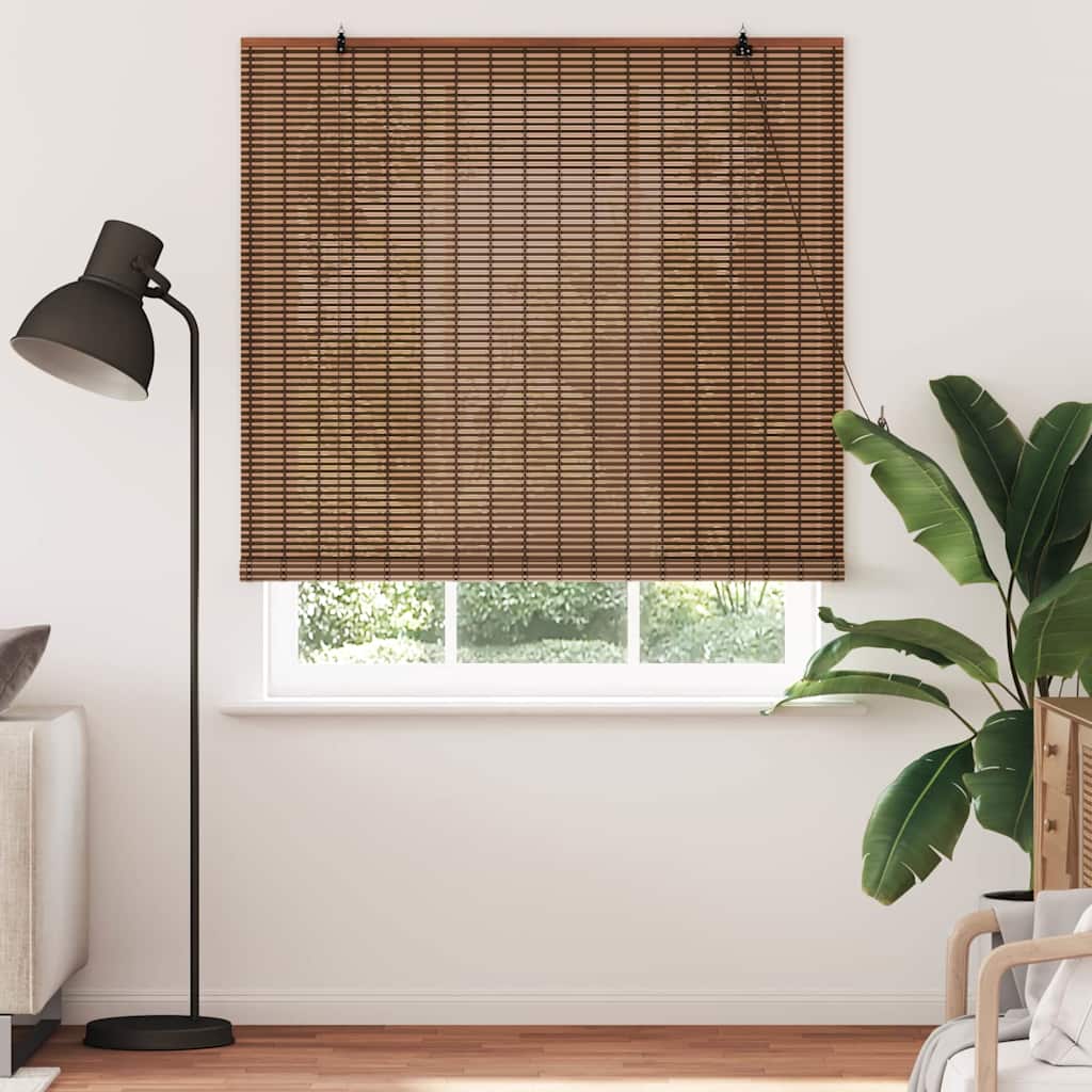 Vidaxl rolgordijn bruin 140 x 220 cm bamboe
