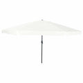 Vidaxl tuinparasol zand 395 x 395 x 245 cm polyester en staal