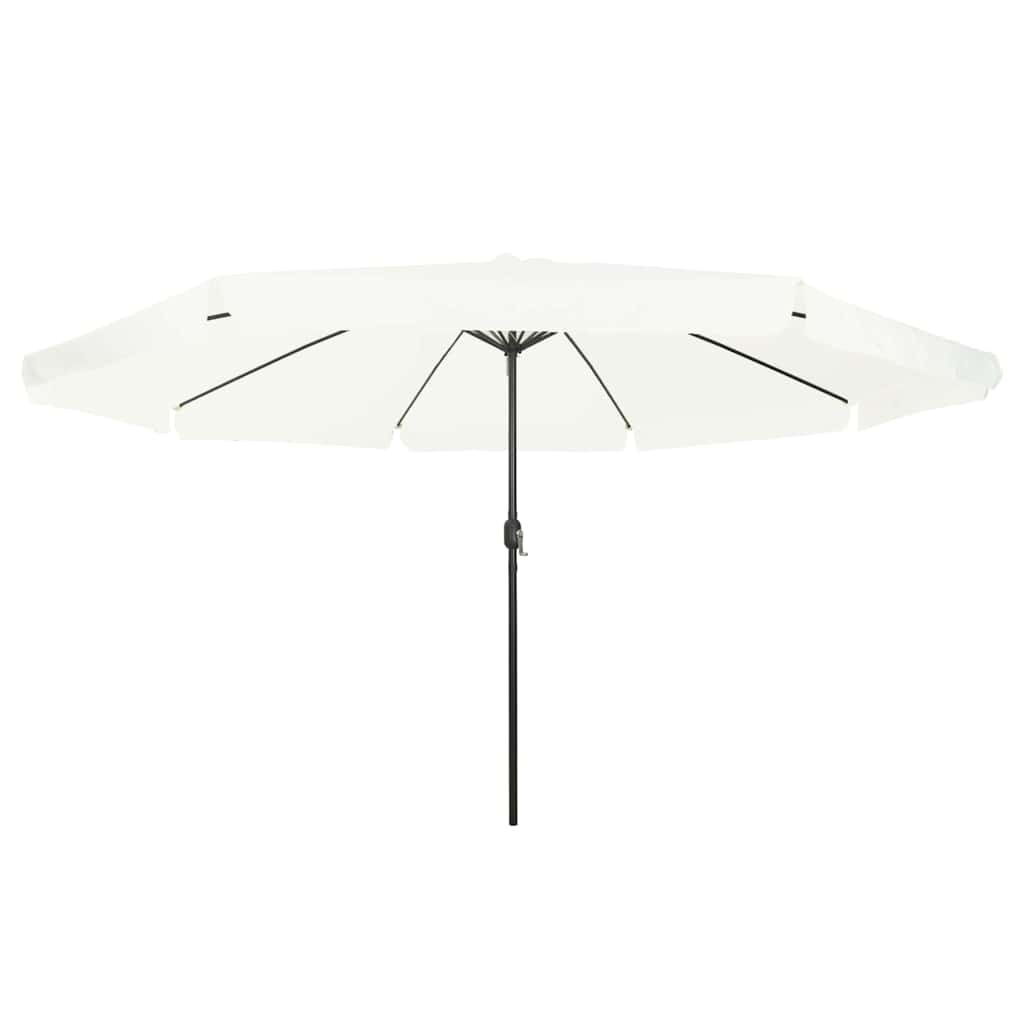 Vidaxl tuinparasol 394 x 394 x 248 cm polyester en staal zand