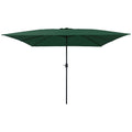 Vidaxl tuinparasol groen 295 x 295 x 245 cm polyester en staal