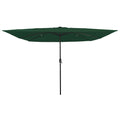 Vidaxl tuinparasol groen 295 x 295 x 245 cm polyester en staal