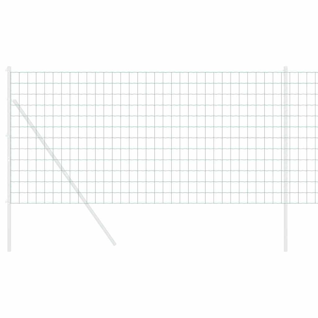 Vidaxl euro hek groen 1,2 x 25 m pvc-gecoat ijzer