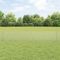 Vidaxl hek met paal zilver 0,4 x 10 m staal