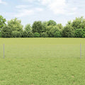 Vidaxl hek met paal zilver 0,4 x 10 m staal