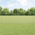 Vidaxl gelast draadhek met palen 10 x 0,6 m gegalvaniseerd staal mesh