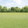 Vidaxl hek met paal zilver 0,4 x 25 m staal