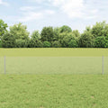 Vidaxl hek met paal zilver 0,4 x 50 m staal