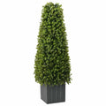 Vidaxl eucalyptus gras toren groen 27 x 27 x 90 cm kunststof
