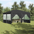 Vidaxl partytent antraciet 400 x 400 x 266 cm polyetheen