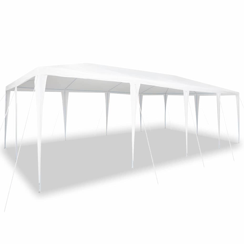 Vidaxl partytent wit 800 x 400 x 266 cm polyethyleen en staal