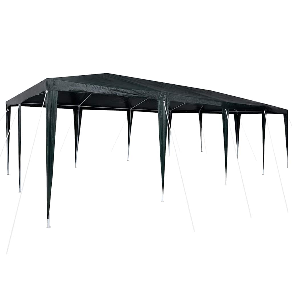 Vidaxl partytent groen 800 x 400 x 266 cm polyethyleen en staal