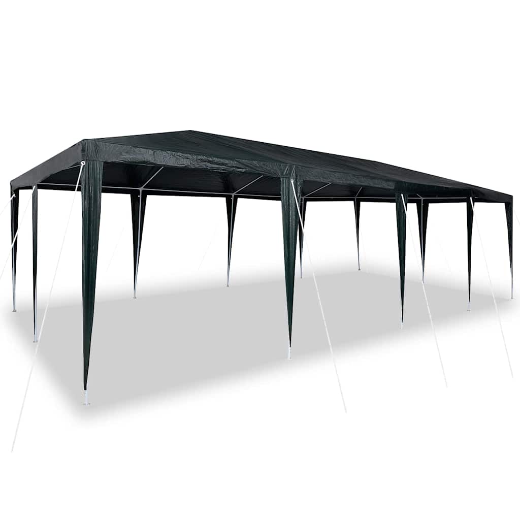 Vidaxl partytent groen 800 x 400 x 266 cm polyethyleen en staal