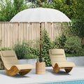 Vidaxl balinese parasol crème 220 x 220 x 260 cm