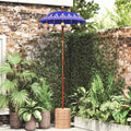 Vidaxl balinese parasol blauw 125 x 125 x 260 cm