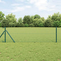 Vidaxl kettenschakelhek groen 10 x 0,8 m staal