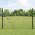 Vidaxl kettenschakelhek grijs 10 x 1,5 m staal