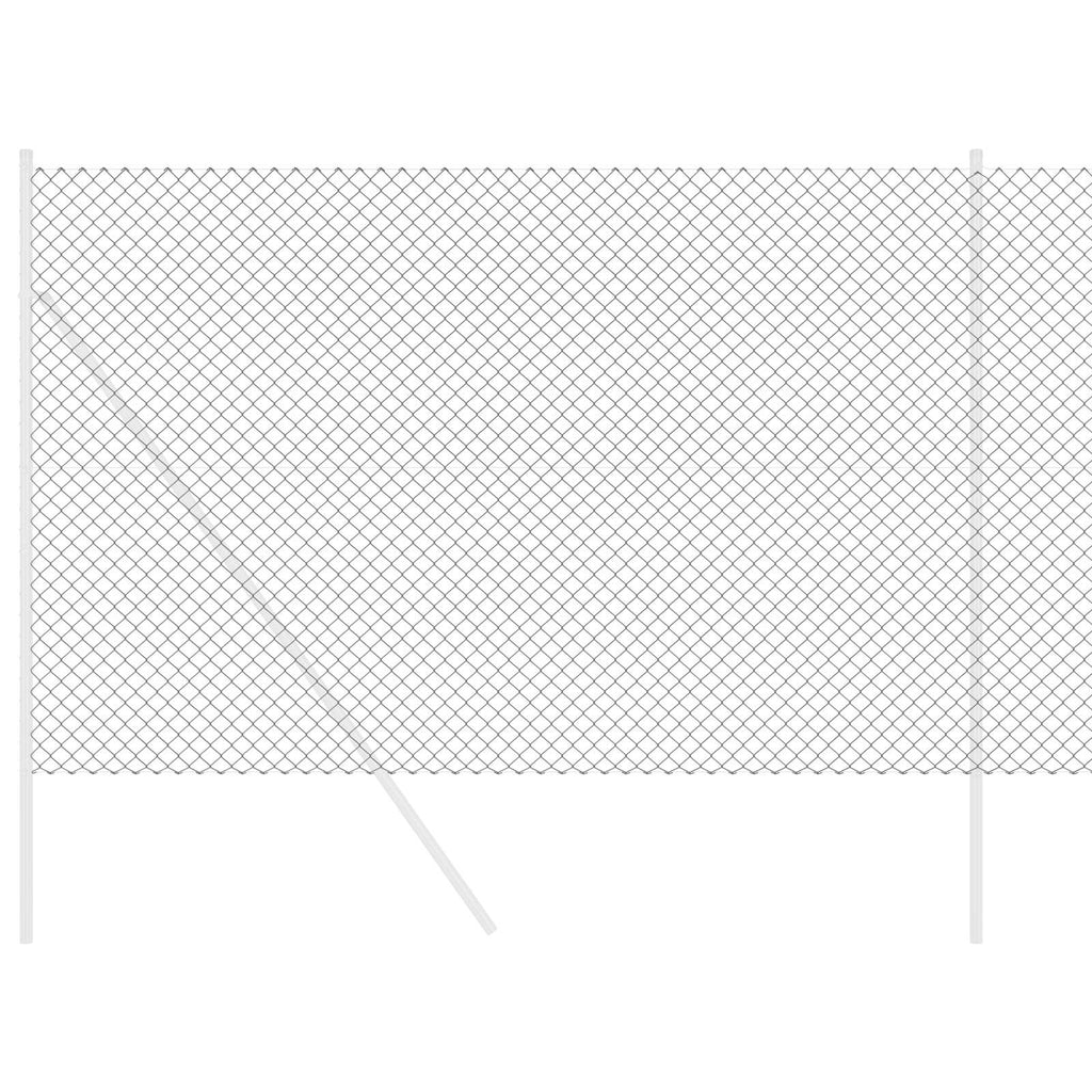 Vidaxl kettenschakelhek grijs 25 x 1,6 m staal