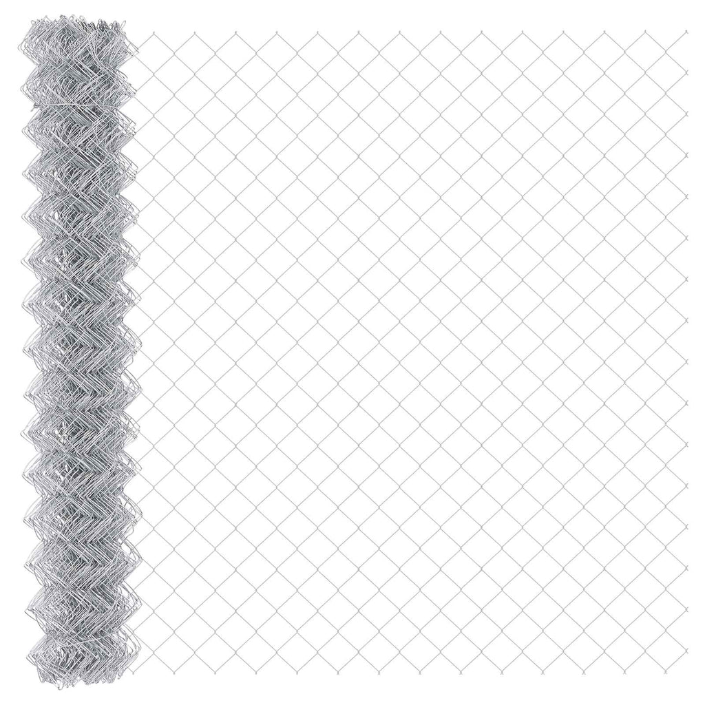 Vidaxl kettenschakelhek zilver 10 x 1,6 m gegalvaniseerd staal