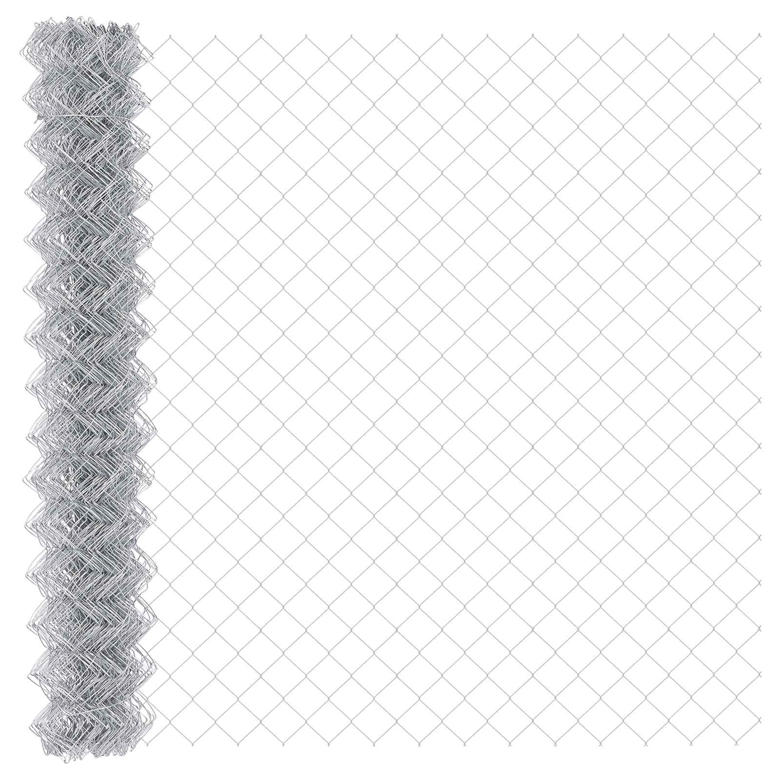 Vidaxl kettenschakelhek zilver 10 x 1,5 m gegalvaniseerd staal