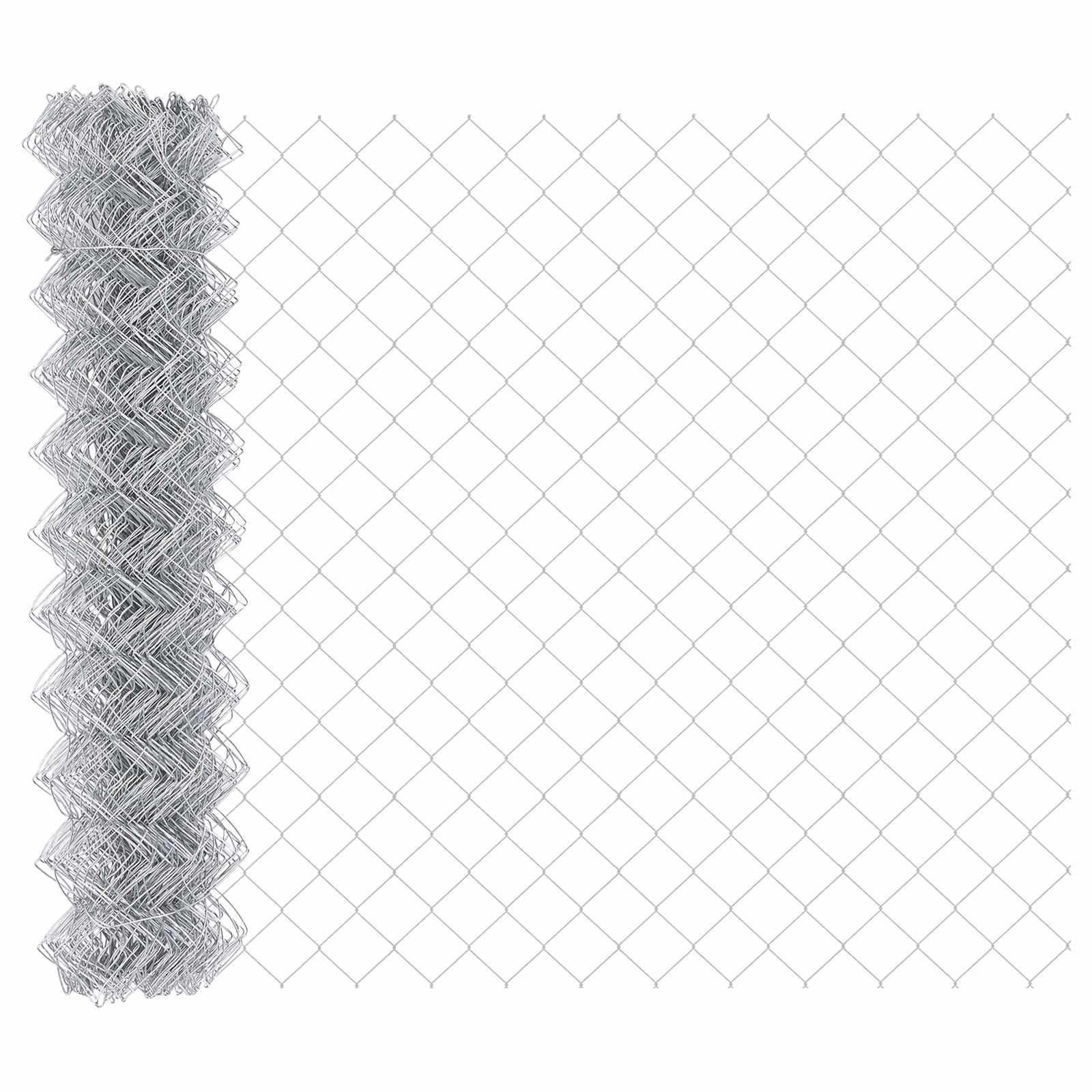Vidaxl kettenschakelhek zilver 25 x 1,2 m gegalvaniseerd staal
