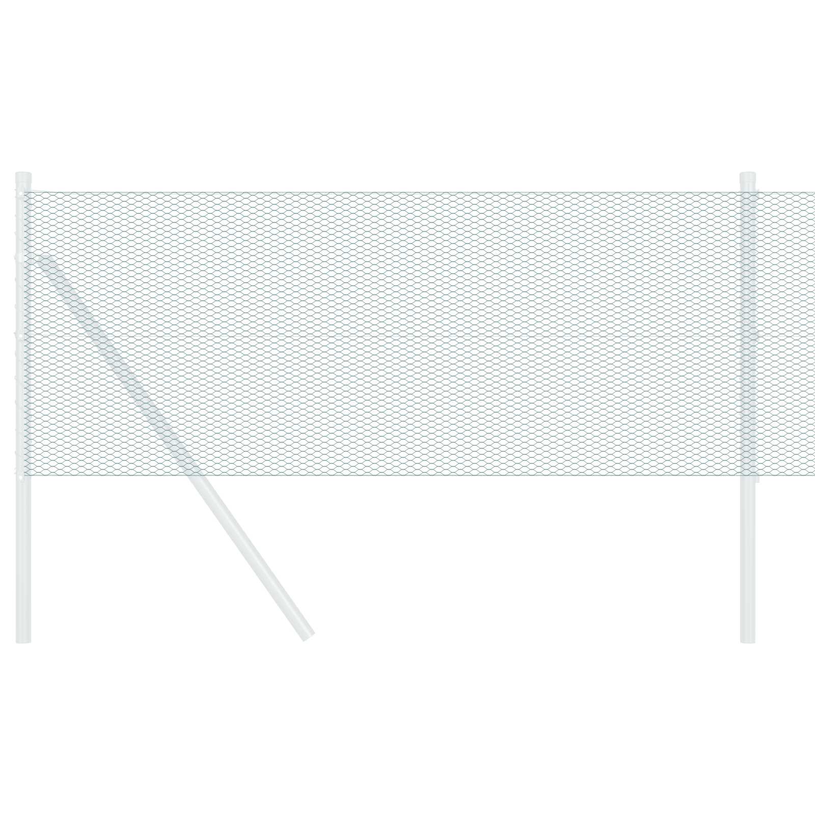 Vidaxl hexagon hek groen 0,4 x 10 m pvc