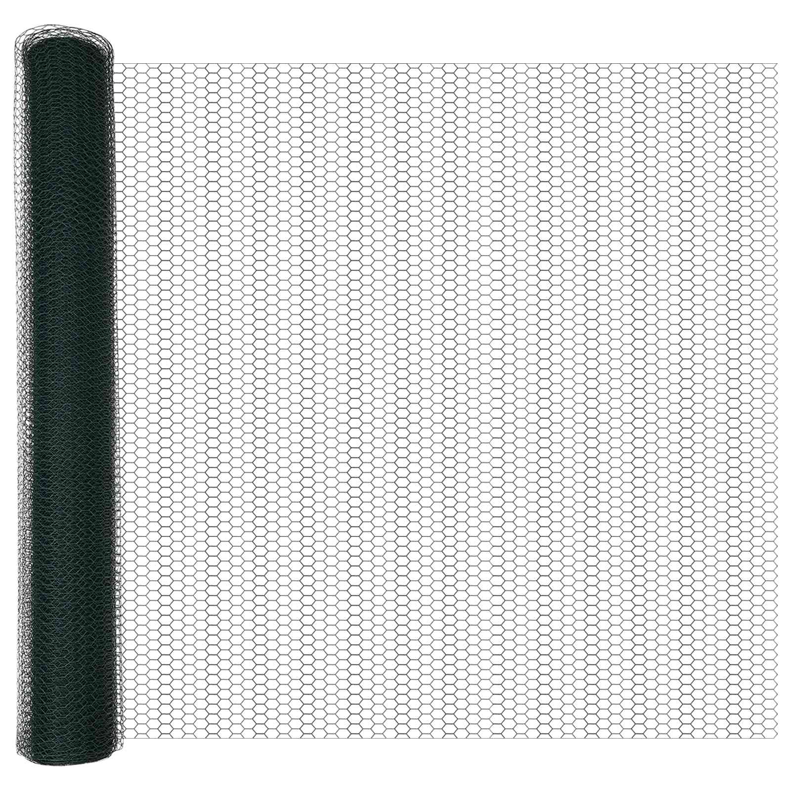 Vidaxl hexagon hek groen 1 x 10 m pvc
