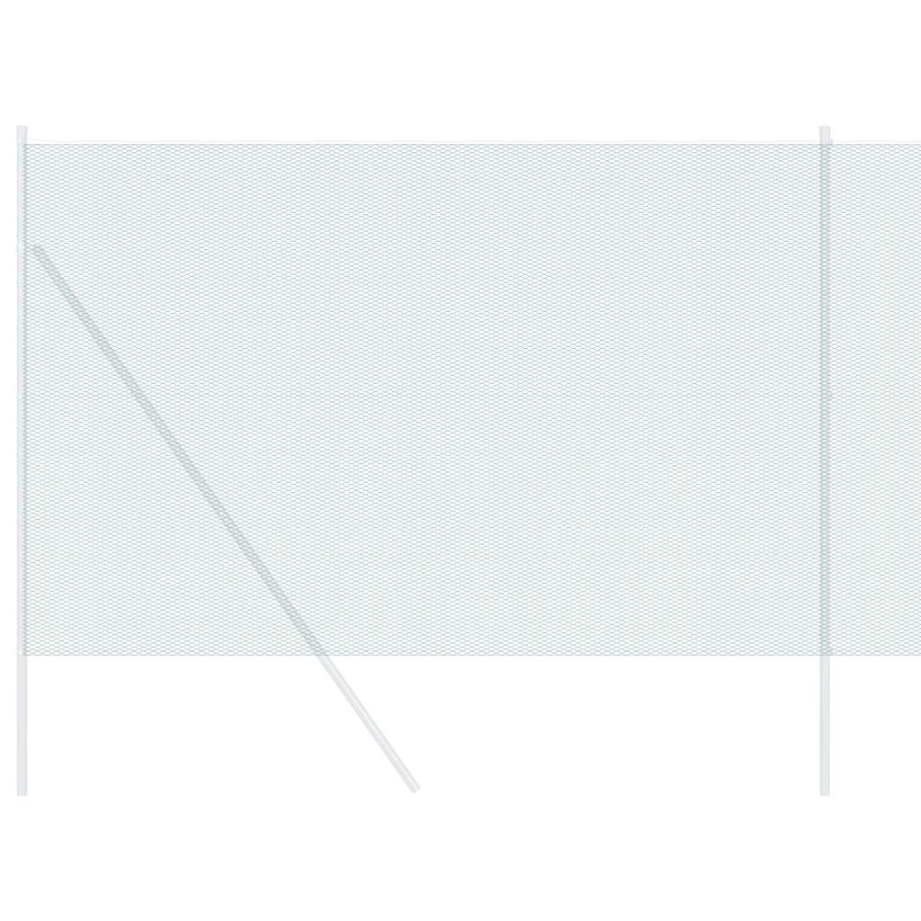 Vidaxl hexagon hek groen 1,5 x 10 m pvc