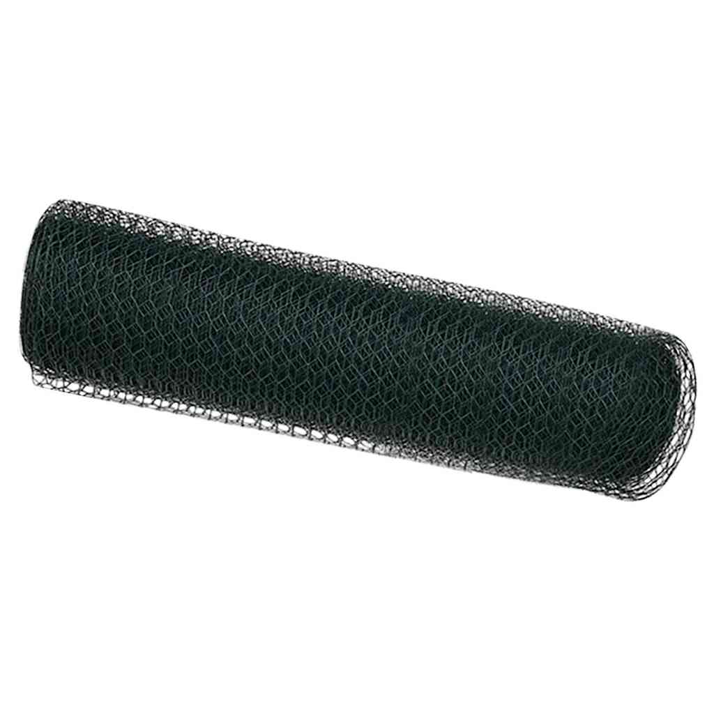 Vidaxl hexagon hek groen 0,8 x 100 m pvc