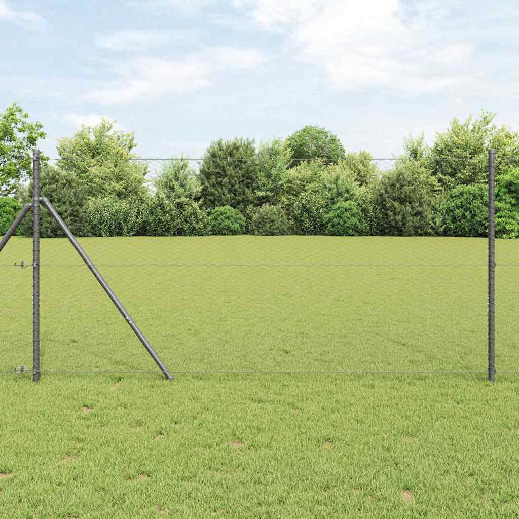 Vidaxl hexagon hek 1 x 100 m pvc grijs