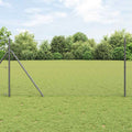 Vidaxl hexagon hek 1 x 100 m pvc grijs
