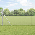 Vidaxl hexagon hek zilver 1,4 x 10 m gegalvaniseerd staal