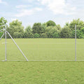 Vidaxl hexagon hek zilver 1,2 x 50 m gegalvaniseerd staal