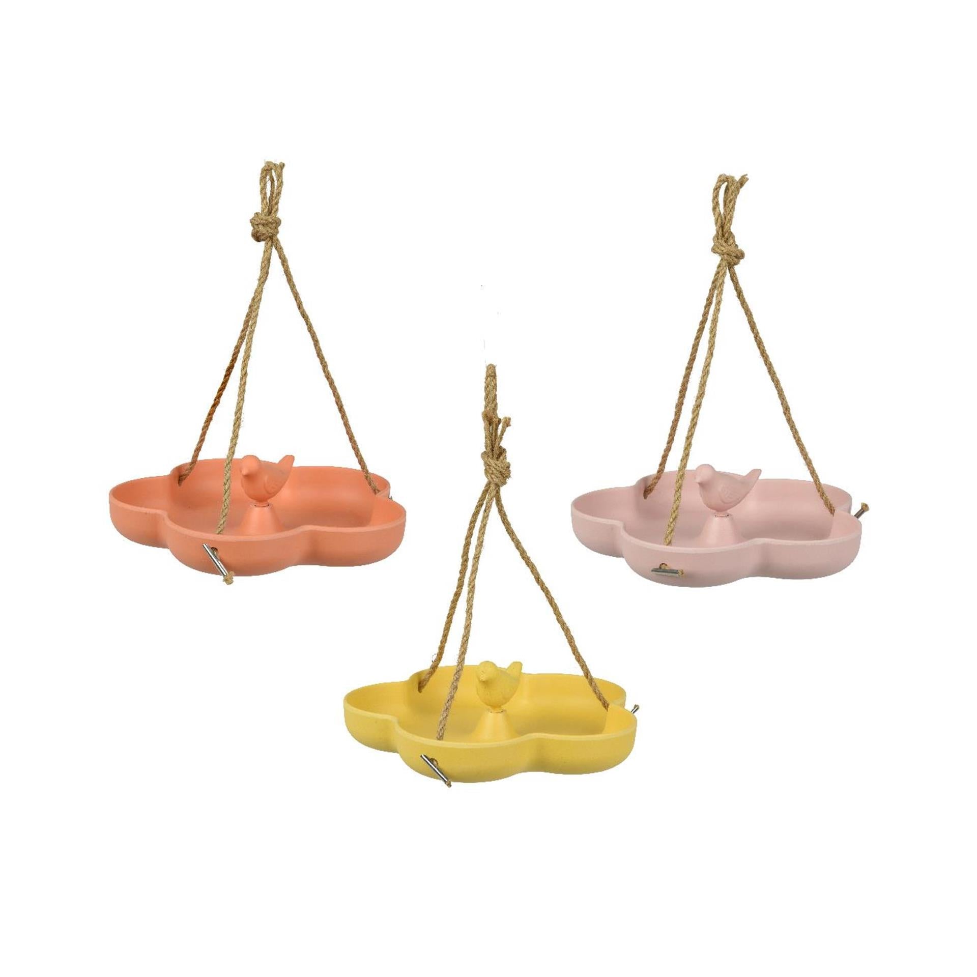 Decoris vogelvoeder bloem + vogeltje 23,3x22,7cm