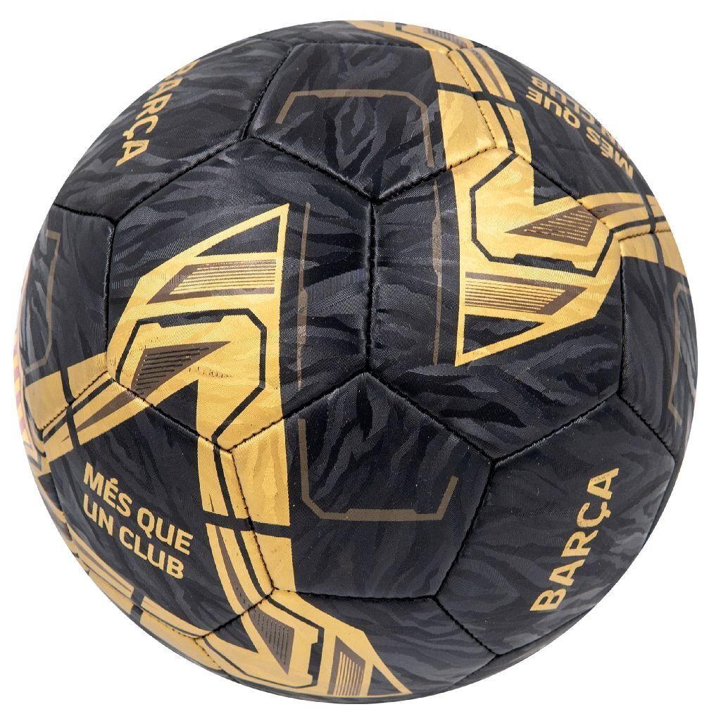 RC FC Baelona Fußball Lightning Schwarz Gold, 22 cm