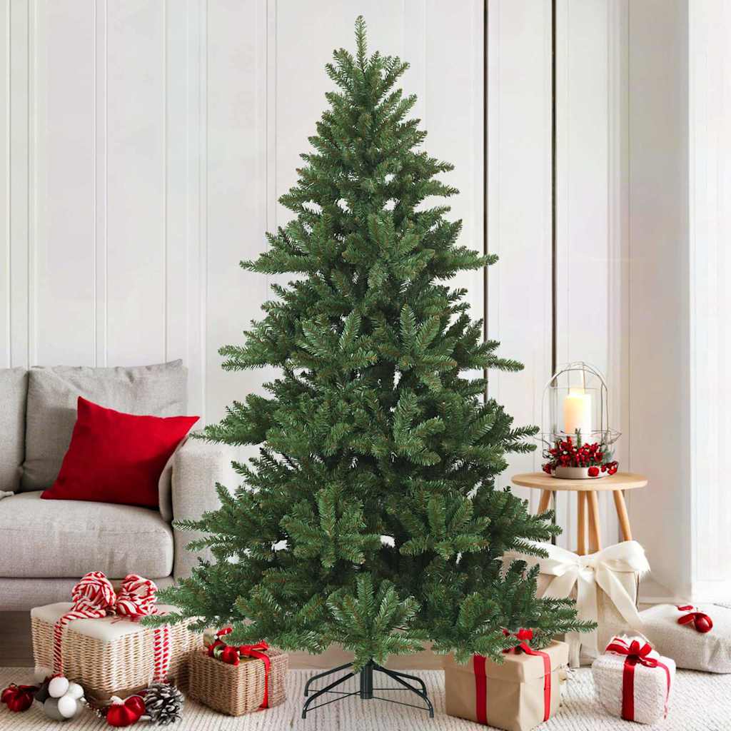 Vidaxl kunstmatige inklapbare kerstboom groen 180 cm pvc