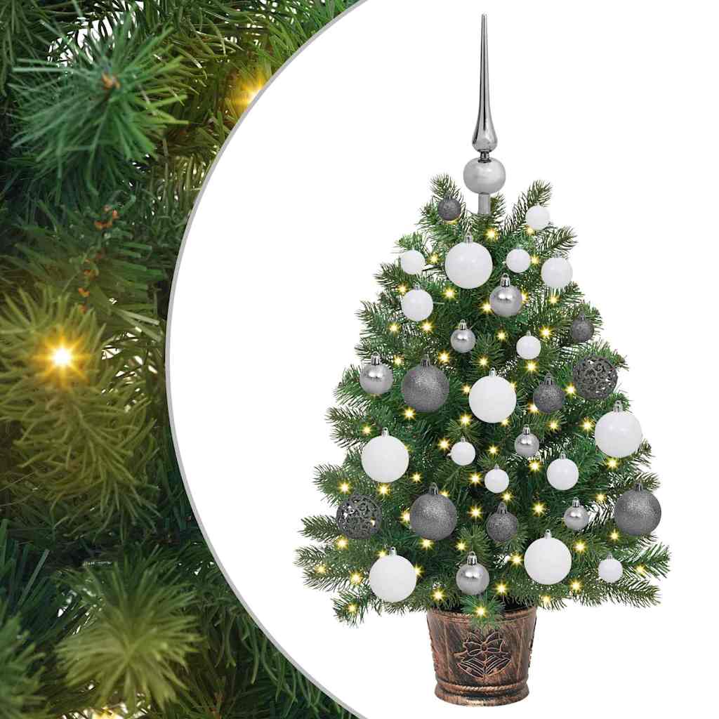 Vidaxl kunstkerstboom groen 75 cm pe en pvc
