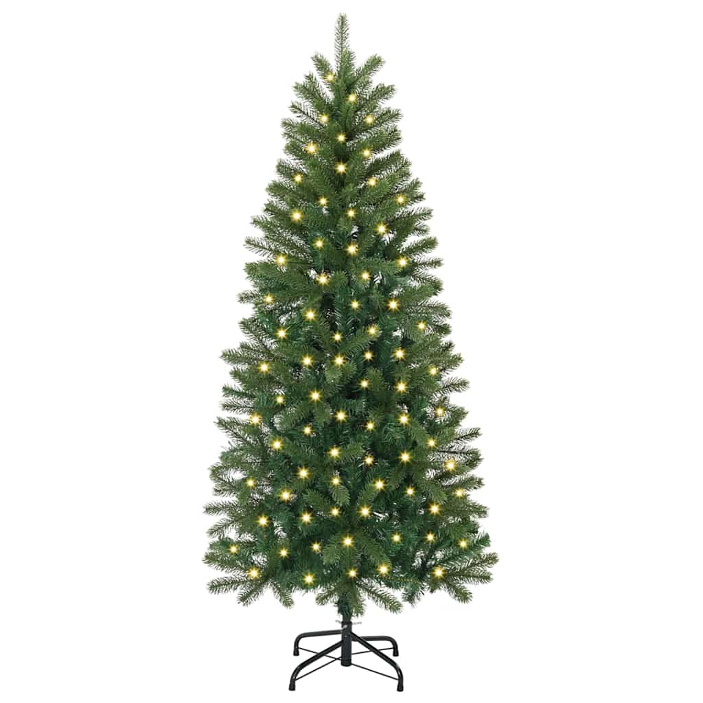 Vidaxl kunstkerstboom groen 120 cm pe en pvc