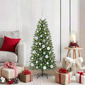 Vidaxl kunstkerstboom groen 120 cm pe en pvc