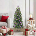 Vidaxl kunstkerstboom groen 120 cm pe en pvc
