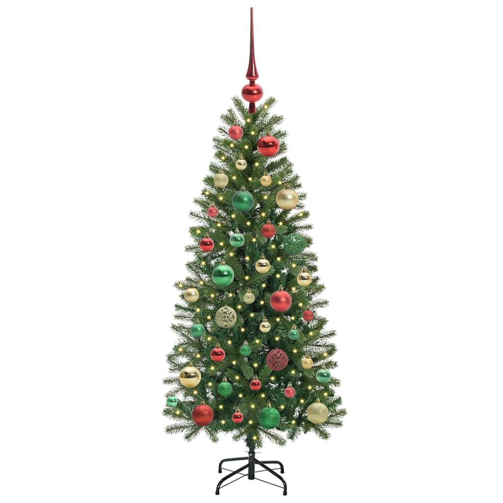 Vidaxl kunstkerstboom groen 120 cm pe en pvc